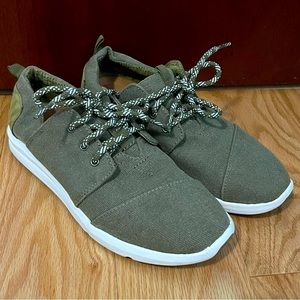 Toms Olive Green Women's Shoes